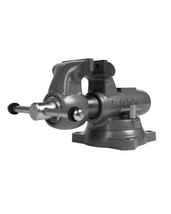 WIL28831 image(0) - Wilton 400S Machinist 4&rdquo; Jaw Round Channel Vise with Swivel Base
