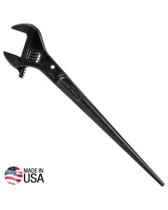 KLE3239 image(0) - Klein Tools Adjustable Spud Wrench, 16-Inch, 1-5/8-Inch, Tether Hole