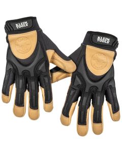 KLE60188 image(0) - Klein Tools Leather Work Gloves, Large, Pair