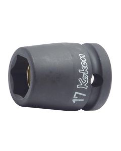 KKN14400MG-8 image(0) - Ko-ken USA 14400MG-8 1/2 Sq. Dr. Socket 8mm 6 point Length 38mm Magnet