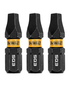 DWTDWAF1SQ3IR3 image(1) - DEWALT 1In Square #3 Flextorq 3Pk
