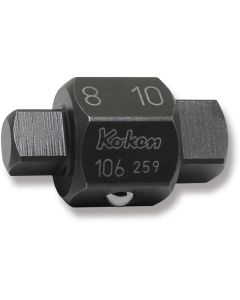 KKN106-8SX10S image(0) - Ko-ken USA 106-8SX10S Bit 8S x 10S Square x Square Length 32 mm