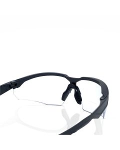 JCK45002 image(2) - Jackson Safety Safety Glasses - HyperGuard H-Series - Clear 1.5 Readers Lens - Black Half Frame - STA-CLEAR Anti-Fog