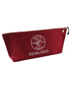 Klein Tools Zipper Bags, Large Canvas Tool Pouches, Assorted Colors, 3-Pack