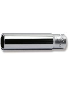 KKN2305M-9 image(0) - Ko-ken USA 2305M-9 1/4 Square Drive Socket 9 mm 12 Point Length 50 mm