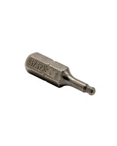 VIMVI104BH3 image(0) - VIM Tools 3/32 Inch Ball Hex Bit 1/4 Inch Hex Drive X 1 Inch Long