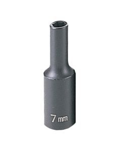 GRE1007MD image(1) - Grey Pneumatic 3/8" Drive x 7mm Deep Socket