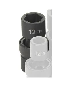 GRE2019UM image(0) - Grey Pneumatic 1/2" Drive x 19mm Standard Universal Socket