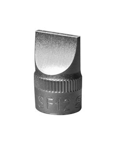 VIMSF12 image(0) - VIM Tools Stubby Flat Tip Driver 12 mm X 2M Blade, 1/4 Inch Square Drive