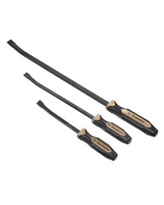 MAY14071FDE image(0) - Mayhew Tools Mayhew Tools 3 PC Dominator Curved Pry Bar Set FDE