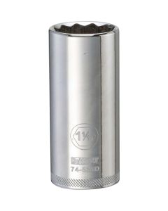 DWTDWMT74538OSP image(0) - DEWALT Dwmt74538B 1/2" 12 Pt Deep Socket With 1 16 Sae