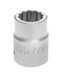 WLMW34528 image(0) - Wilmar Corp. / Performance Tool 3/4" Drive 7/8" 12pt Socket