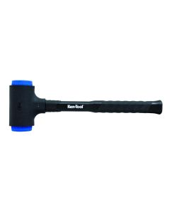 KEN35338 image(0) - Ken Tool 28 oz. Replaceable Polyurethane Head Fiberglass Dead Blow Hammer, Overall Length 13-feet