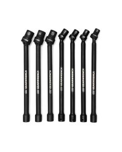 KDT84980 image(0) - GEARWRENCH 7 Piece 3/8 Inch Drive 6 Point X-Core Pinless Universal Impact Metric Extension Socket Set