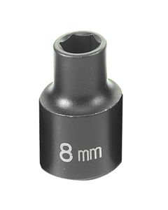 GRE1008M image(0) - Grey Pneumatic 3/8" Drive x 8mm Standard Socket