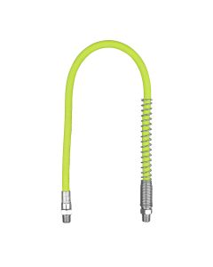 LEGL2955FZSP image(0) - Legacy Manufacturing Flexzilla Grease Hose 1/8" x 18", 1/8" MNPT Ends, Spring Guard