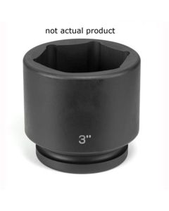 GRE4076R image(0) - Grey Pneumatic 1" Drive x 2-3/8" Standard Socket