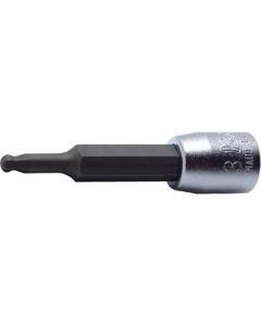 KKN2011M-50-5 image(0) - Ko-ken USA 2011M.50-5 1/4 Square Drive Bit Socket 5 mm BallPoint Hex Length 50 mm