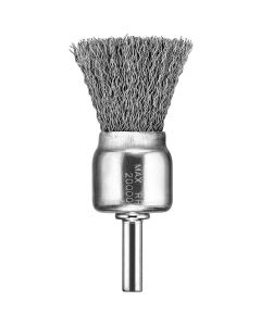 DWTDW4901 image(0) - DEWALT 3/4" x 1/4" HP .014 Carbon Crimp Wire End Brush