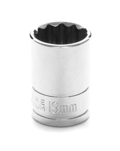 WLMW32819 image(0) - Wilmar Corp. / Performance Tool 1/2" Drive 19mm 12pt Socket