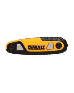 DWTDWHT70262M image(0) - DEWALT Hex Key Set, SAE, Folding/Locking, 8 Keys