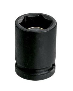 GRE2012RG image(0) - Grey Pneumatic 1/2" Drive x 3/8" Magnetic Standard Socket