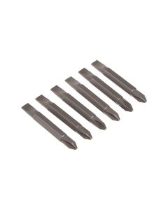 DWTDW2024B6 image(0) - DEWALT Screwdriver Set, #2 Phillips / No. 8 Slotted Double Ended Bit, 6-Pack