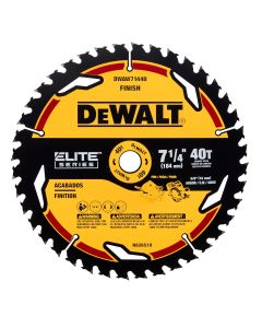 DEWALT ELITE SERIES  7 1/4IN 40T Circular Saw Blade