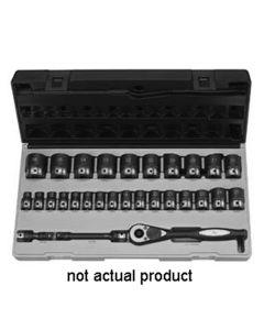 GRE82035M image(0) - Grey Pneumatic 1/2" Drive x 35mm Standard Duo-Socket - 6 Point