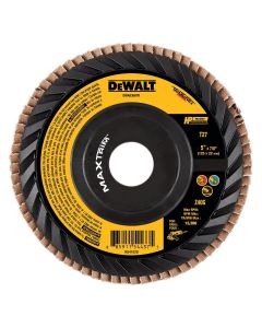 DWTDWA8366TR image(0) - DEWALT HP MAXTRIM Trimmable Backer Flap Disc