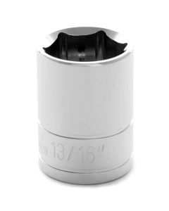 WLMW32026 image(0) - Wilmar Corp. / Performance Tool 1/2" Drive 13/16" 6pt Socket