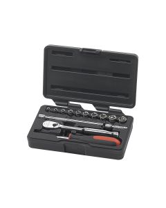 KDT80326 image(0) - GEARWRENCH 14 Piece 1/4 Drive 6 Point Metric Mechanics Tool Set