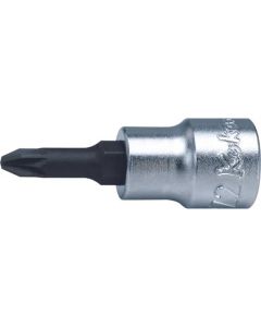 KKN3000-50-PZ1 image(0) - Ko-ken USA 3000.50-PZ1 3/8 Square Drive Bit Socket PZ1 Length 50 mm