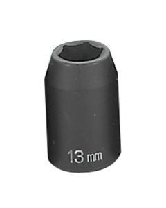 GRE2013M image(0) - Grey Pneumatic 1/2" Drive x 13mm Standard Socket
