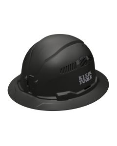 KLE60961 image(0) - Klein Tools Hard Hat, Vented, Full Brim Style, Black