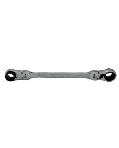 VIMDDF1719 image(0) - VIM Tools 17X19 mm Double Deep Spline Flex Head Ratcheting Wrench