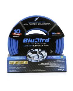 BLBBB14100 image(1) - BluBird Rubber Air Hose Assembly 1/4" x 100'