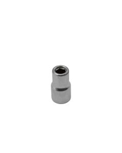 VIMHS6516C image(0) - VIM Tools Bit Holder Stepped, 5/16 Inch Hex, 3/8 Inch Square Drive, Chrome
