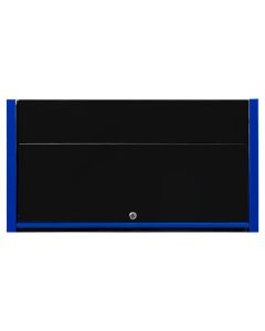 EXTDX412501HCBKBL image(2) - Extreme Tools DX Series 41in W X 25in D Extreme Power Workstation Hutch Black with Blue Handle