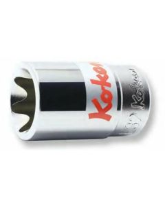 KKN6425-E22 image(0) - Ko-ken USA 6425-E22 3/4 Square Drive TORX E22 Socket - Length 50 mm