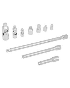 WLMW30938 image(1) - Wilmar Corp. / Performance Tool 10 Piece Drive Accessory Set
