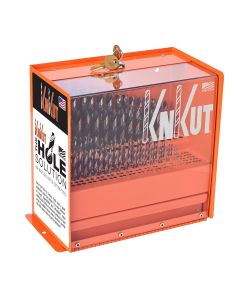 KNKKK110MTD image(1) - KnKut 110 Piece Fractional Jobber & Mechanics Step Point Bits Mobile Truck Display
