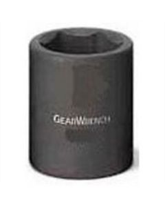 KDT84124 image(0) - GEARWRENCH 1/4 Inch Drive 6 Point Standard Impact Metric Socket 15mm