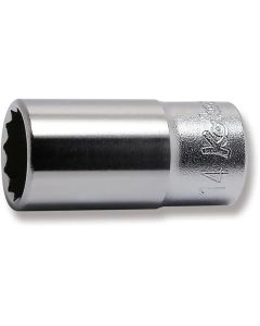 KKN3305X-14 image(0) - Ko-ken USA 3305X-14 3/8 Square Drive Socket 14 mm 12 Point Length 40 mm
