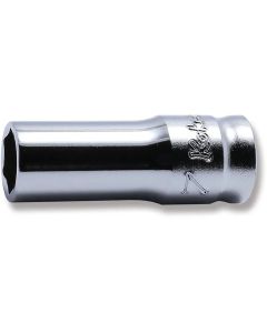 KKN2300XZ-7 image(0) - Ko-ken USA 2300XZ-7 1/4 Square Drive Socket 7 mm 6 Point Length 30 mm Z-series