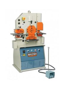 BLI1007792 image(0) - Baileigh SW-503 - 220V 3 Phase 50 Ton 5 Station Ironworker