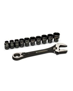 KDTGWPTAW8 image(0) - GearWrench 11 Piece Pass-Thru™ Adjustable Wrench Set
