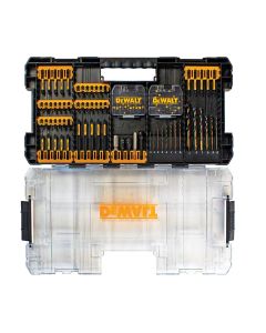 DWTDWANGFT100SETC image(0) - DEWALT 100 Pc. Flextorq IMPACT READY Screwdriving Bit Set With Toughcase+ System