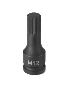 GRE1112S image(0) - Grey Pneumatic 3/8" Drive x M12 Triple Square Driver