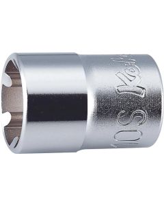 KKN3400LH-10S image(0) - Ko-ken USA 3400LH-10S 3/8 Square Drive Socket 10S Length 26 mm